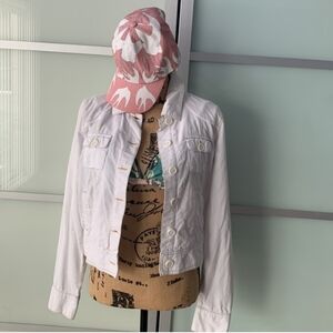 White Corduroy Jacket (L)